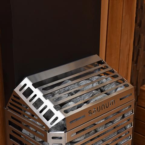 Saunum Air 5 Sauna Heater- Air Series, 4.8kW Sauna Heater w/ Climate Equalizer
