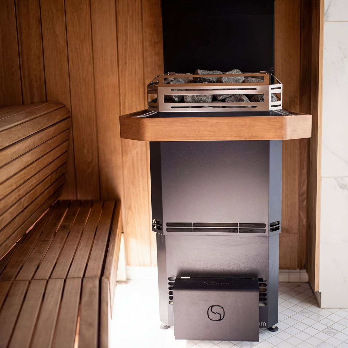 Saunum AIR L 10 WiFi Complete Sauna Heater Package