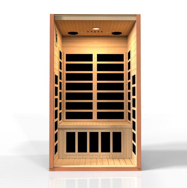 Golden Designs Dynamic Avila Elite 1-2 Person Ultra Low EMF FAR Infrared Sauna | DYN-6103-01 Elite