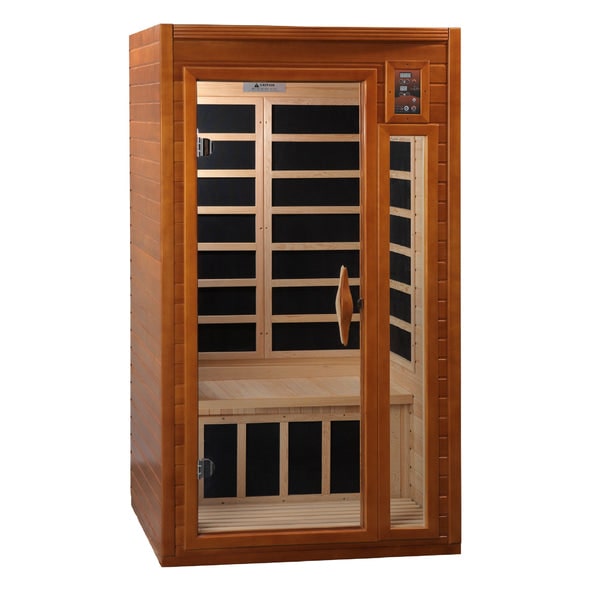 Golden Designs Dynamic "Barcelona" 1-2 Person Low EMF FAR Infrared Sauna | DYN-6106-01