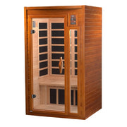 Golden Designs Dynamic "Barcelona" 1-2 Person Low EMF FAR Infrared Sauna | DYN-6106-01