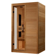 Golden Designs Veneto Elite 1-2 Person Ultra Low EMF FAR Infrared Sauna with Canadian Hemlock