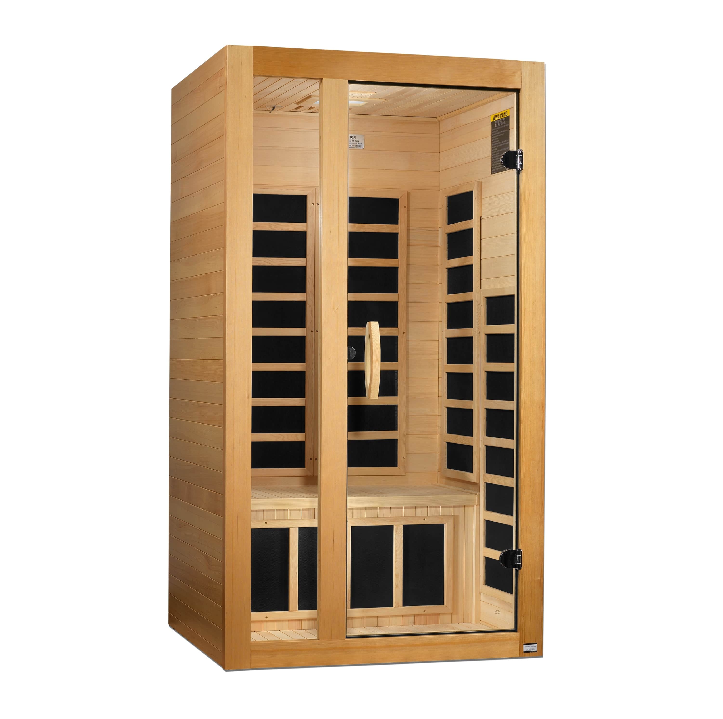 Golden Designs Dynamic "Gracia" 1-2 Person Low EMF FAR Infrared Sauna | DYN-6119-01