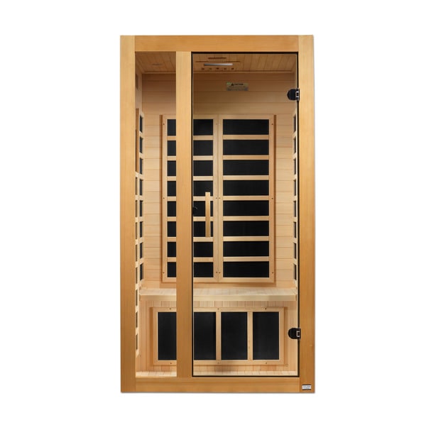 Golden Designs Dynamic "Gracia" 1-2 Person Low EMF FAR Infrared Sauna | DYN-6119-01