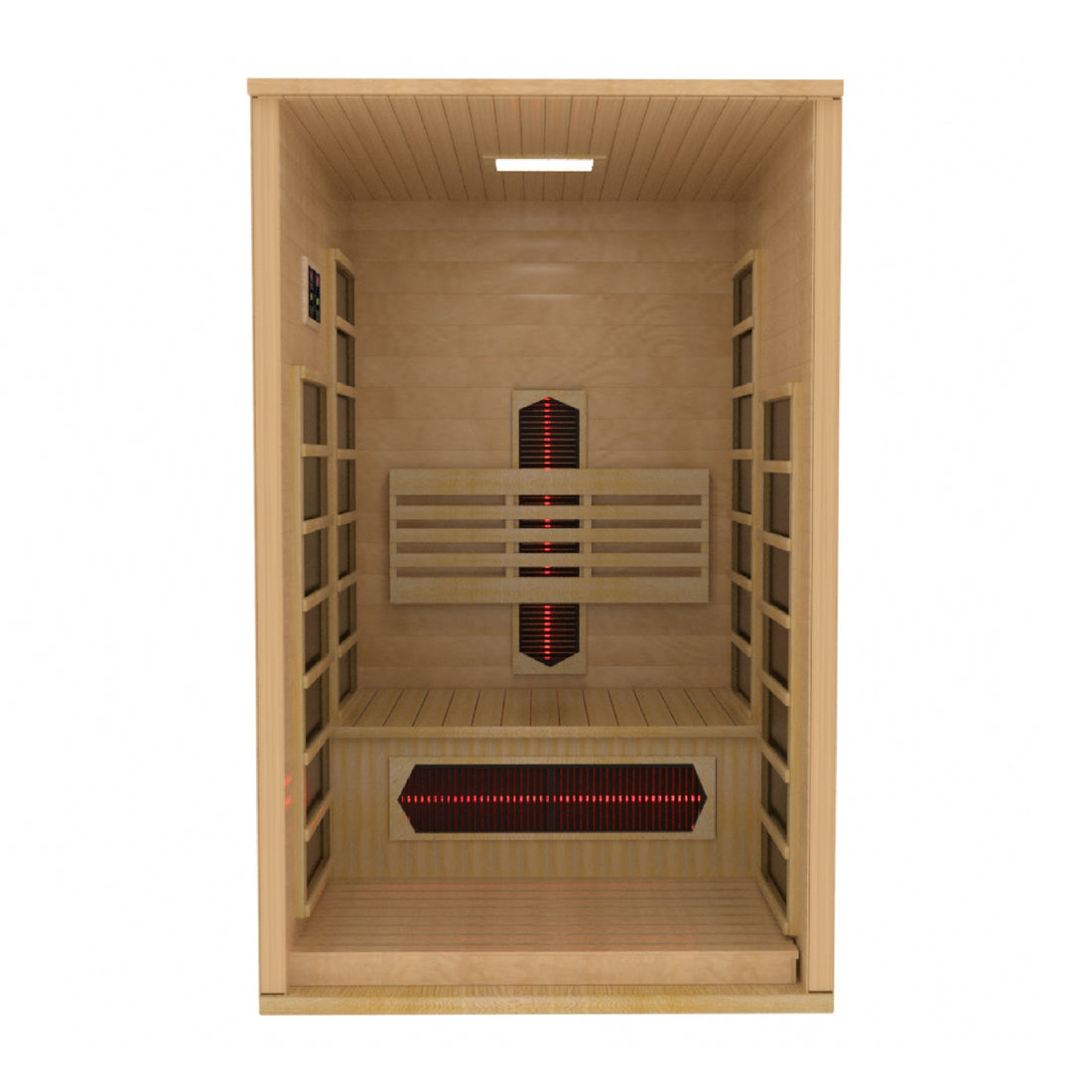 Golden Designs Gracia 1-2 Person Full Spectrum Near Zero EMF Infrared Sauna | DYN-6119-03 FS