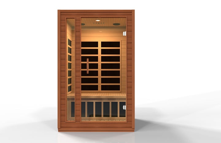 Golden Designs Dynamic "Cardoba" 2-Person Low EMF FAR Infrared Sauna | DYN-6203-01