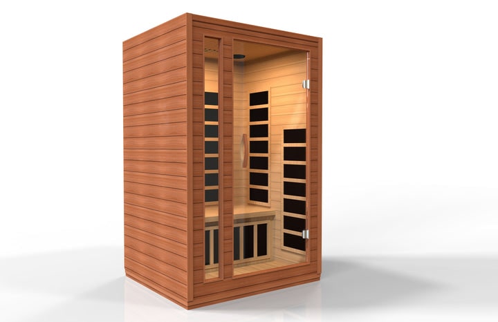 Golden Designs Dynamic "Cardoba" 2-Person Low EMF FAR Infrared Sauna | DYN-6203-01