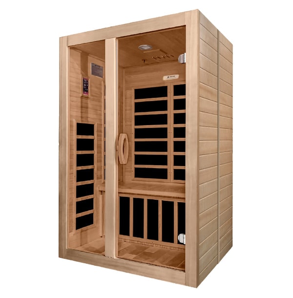 Golden Designs Dynamic "Santiago" 2-Person Low EMF Infrared Sauna | DYN-6209-01