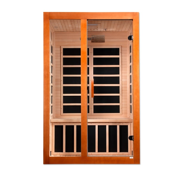 Golden Designs Dynamic Santiago Elite 2-Person Ultra Low EMF FAR Infrared Sauna | DYN-6209-02 Elite