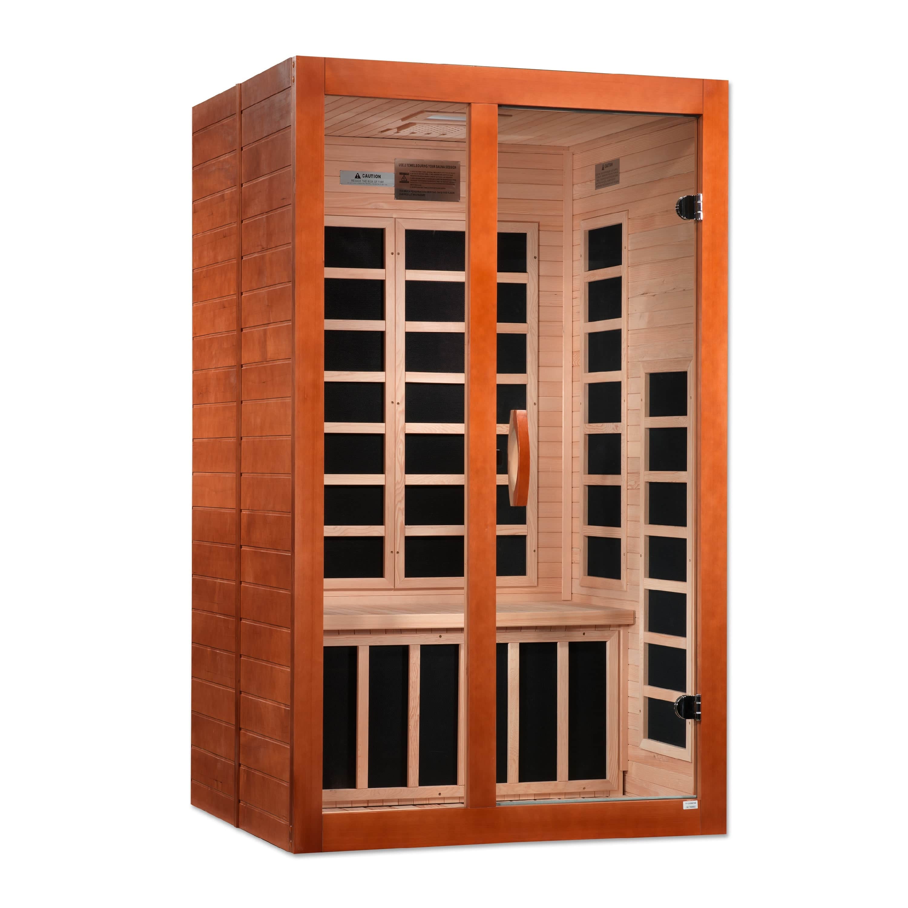 Golden Designs Dynamic Santiago Elite 2-Person Ultra Low EMF FAR Infrared Sauna | DYN-6209-02 Elite