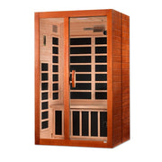 Golden Designs Dynamic Santiago Elite 2-Person Ultra Low EMF FAR Infrared Sauna | DYN-6209-02 Elite
