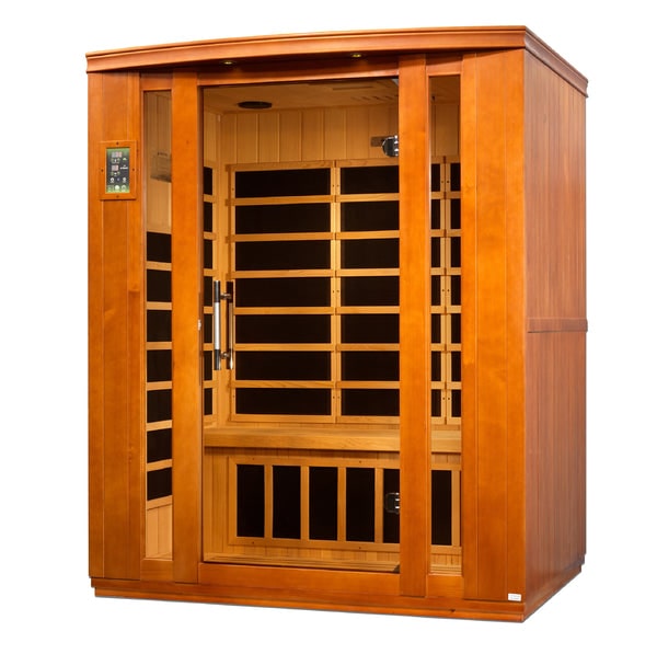 Golden Designs Dynamic "Bellagio" 3-Person Low EMF FAR Infrared Sauna | DYN-6306-02