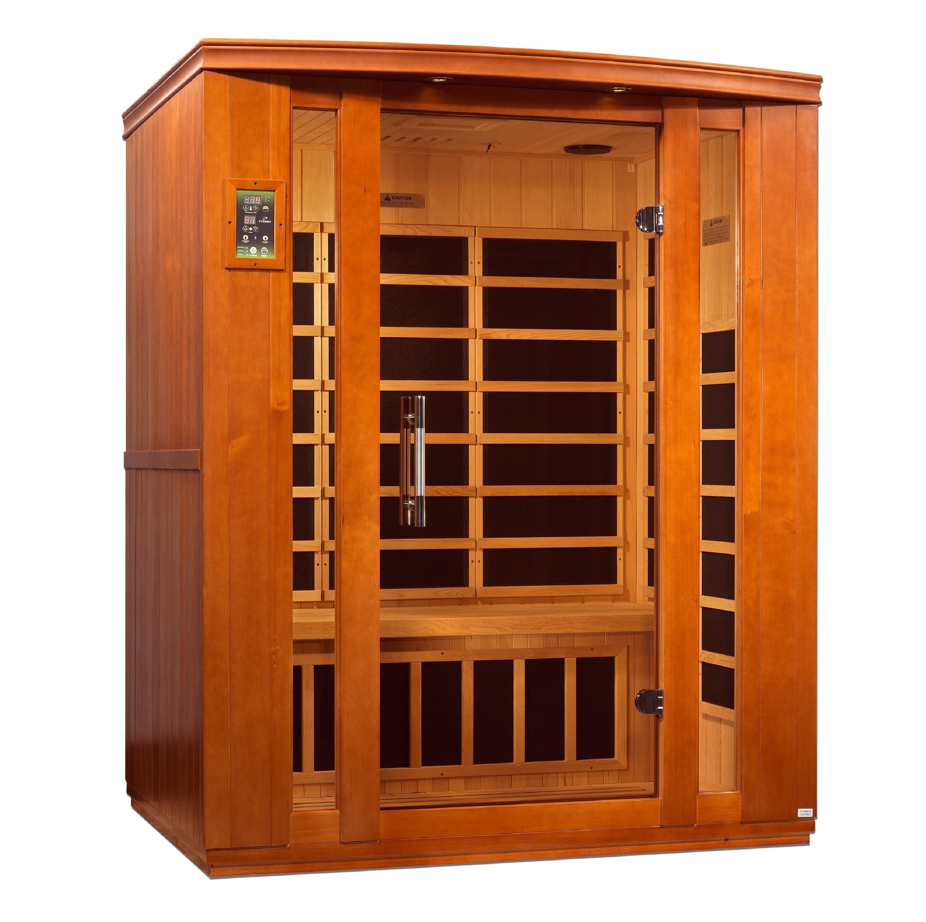 Golden Designs Dynamic "Bellagio" 3-Person Low EMF FAR Infrared Sauna | DYN-6306-02