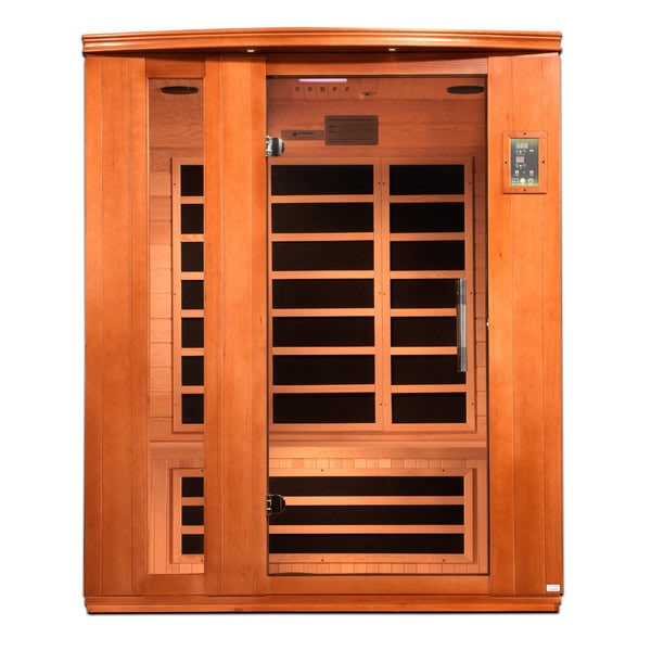 Golden Designs Dynamic Lugano Elite 3-Person Ultra Low EMF FAR Infrared Sauna | DYN-6336-02 Elite