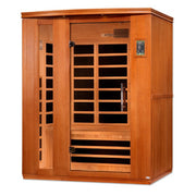 Golden Designs Dynamic Lugano Elite 3-Person Ultra Low EMF FAR Infrared Sauna | DYN-6336-02 Elite