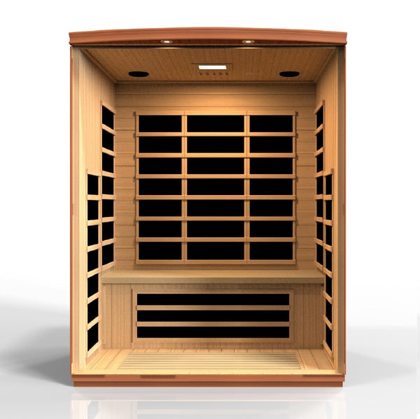 Golden Designs Dynamic Lugano Elite 3-Person Ultra Low EMF FAR Infrared Sauna | DYN-6336-02 Elite
