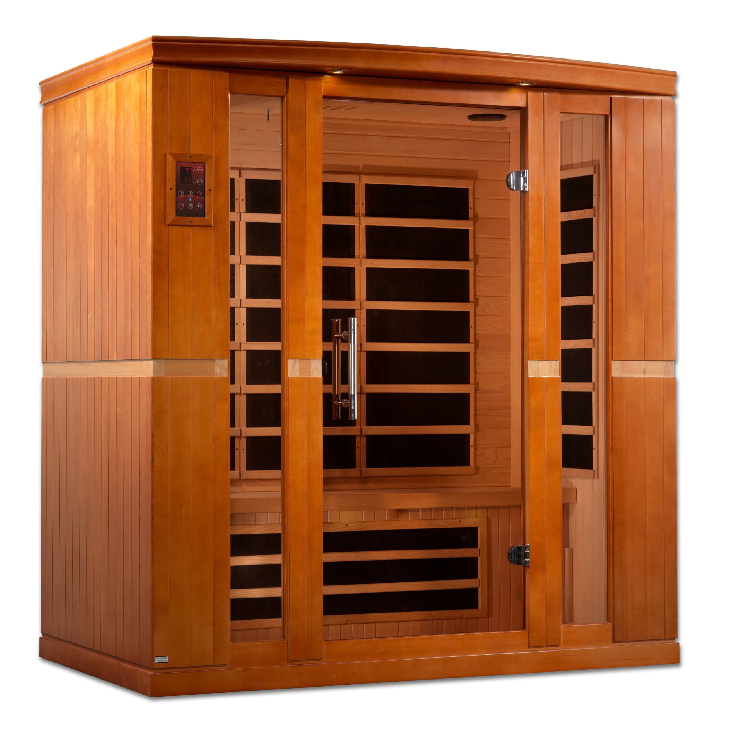 Golden Designs Dynamic "Bergamo" 4-Person Low EMF FAR Infrared Sauna | DYN-6440-01