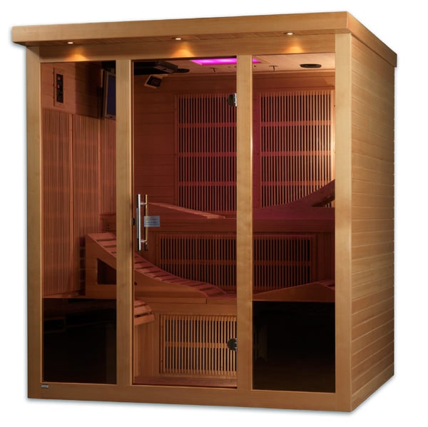 Golden Designs  Monaco 6-Person PureTech™ Near Zero EMF Far Infrared Sauna | GDI-6996-01 Elite