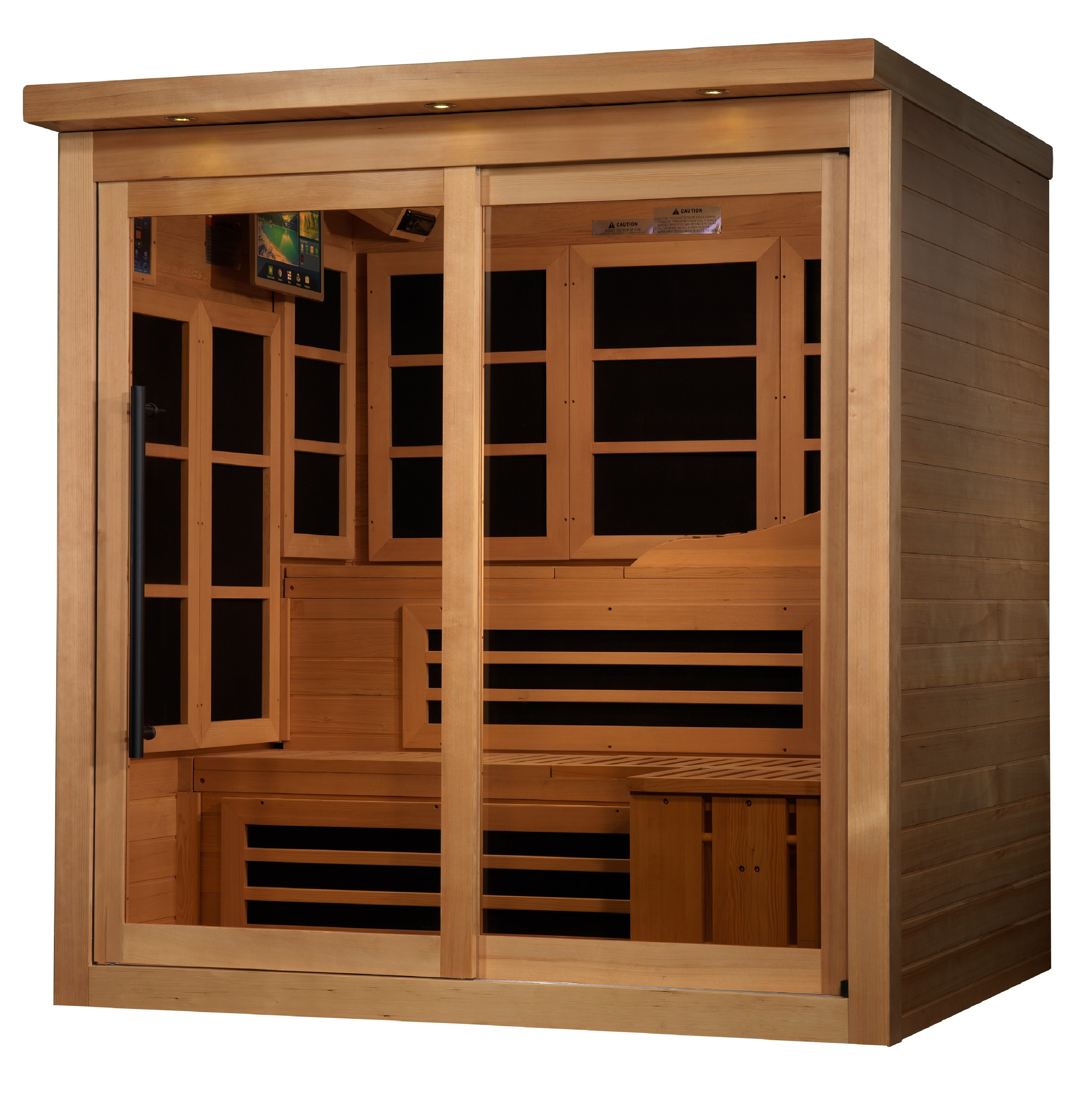 Golden Designs 6-Person Near Zero EMF FAR Infrared Sauna | GDI-6996-02