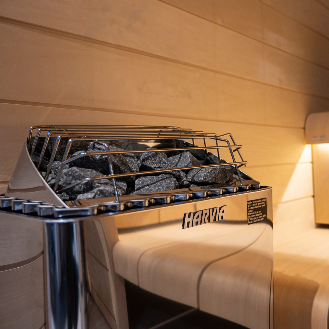 Harvia KIP45B 4.5kW Electric Sauna Heater with Built-In Controls