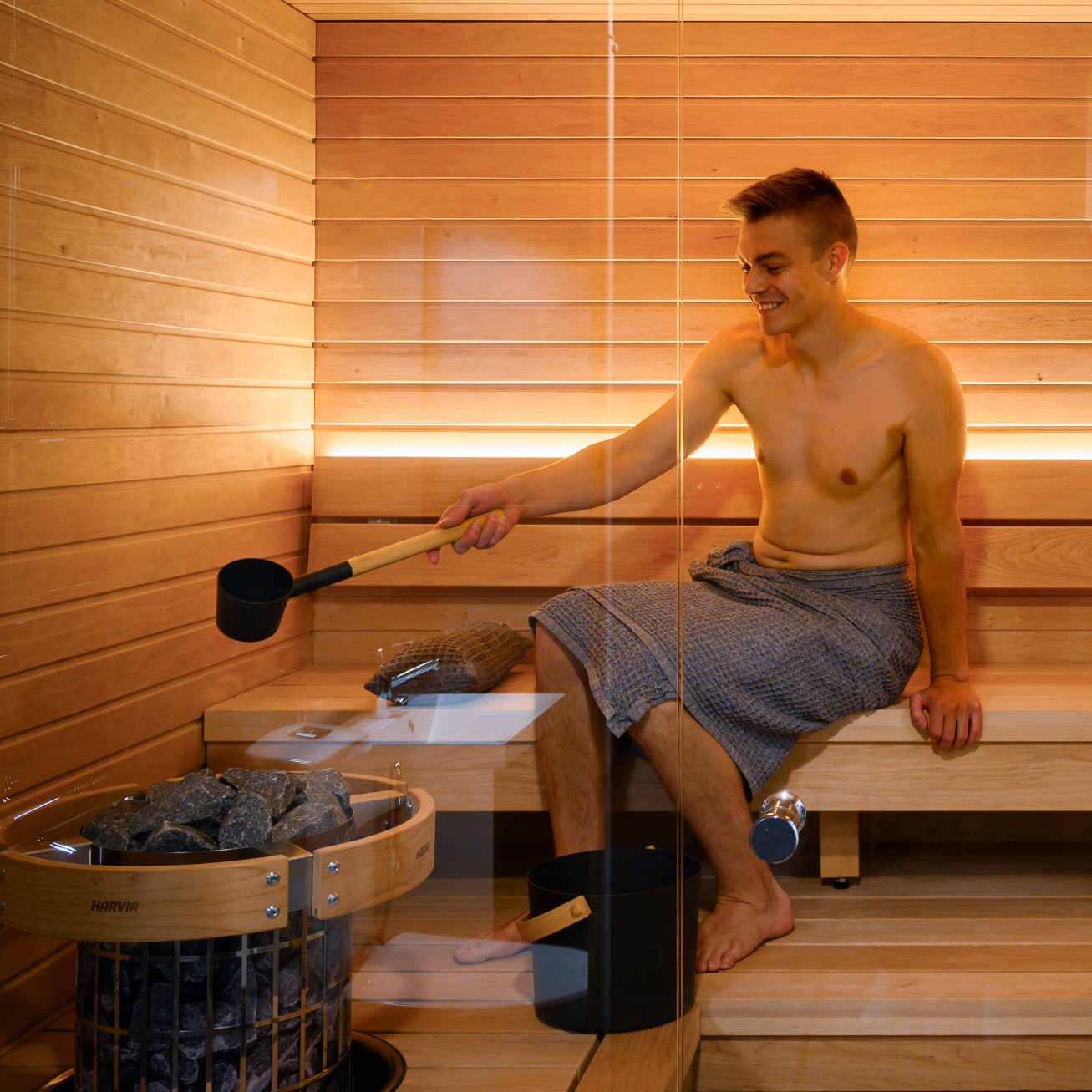 Harvia Cilindro PC110E 240V Sauna Heater