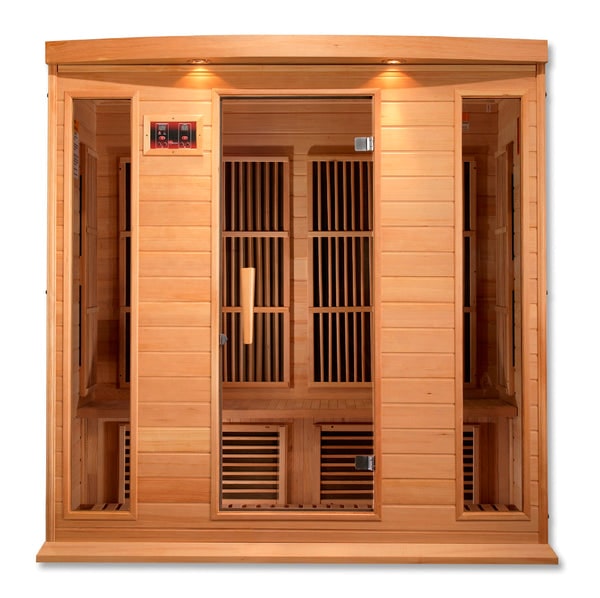 Golden Designs Maxxus 4-Person FAR Infrared Sauna - Low EMF | MX-K406-01