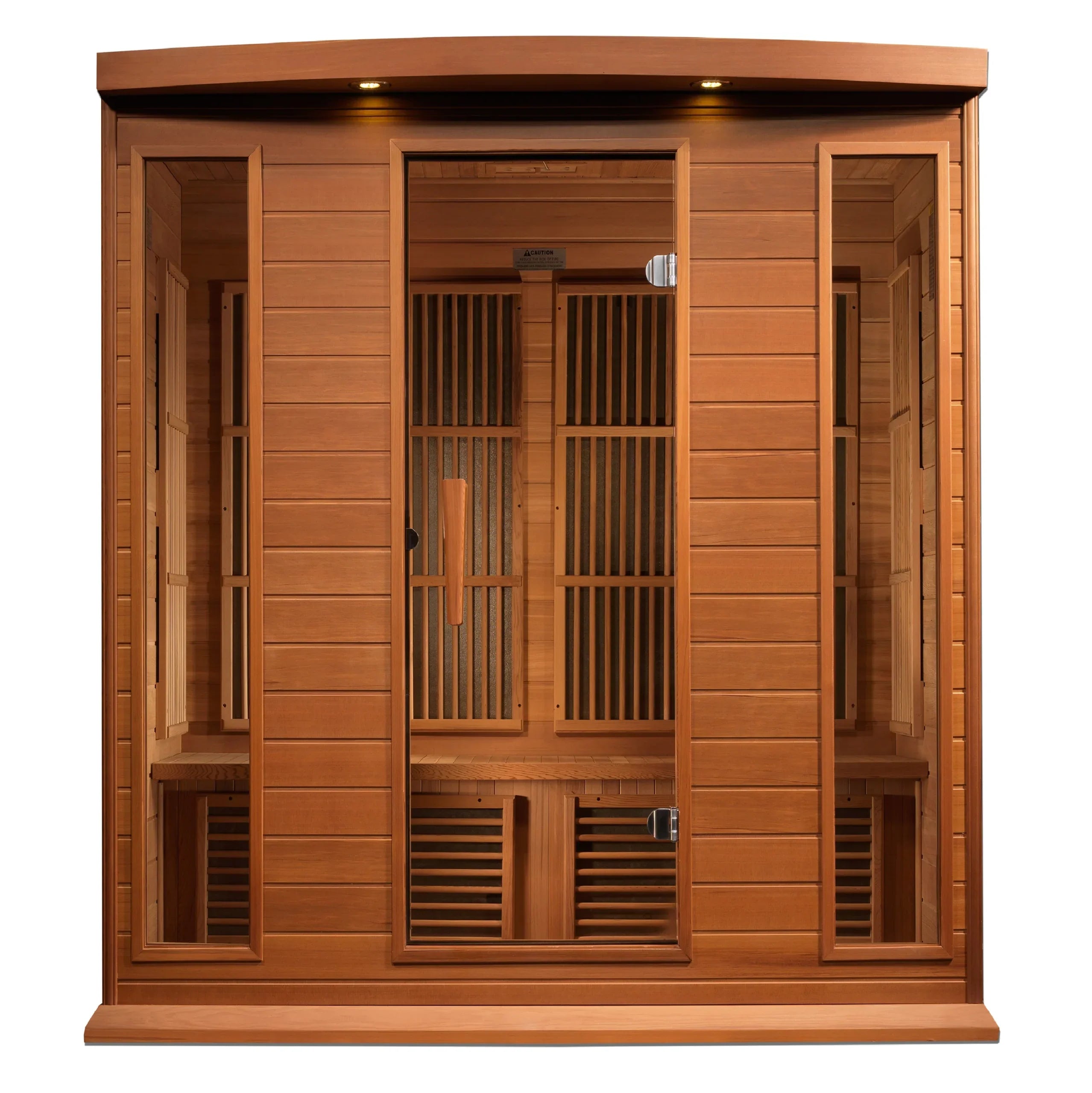 Golden Designs Maxxus 4-Person Low EMF FAR Infrared Sauna Canadian Red Cedar | MX-K406-01 CED