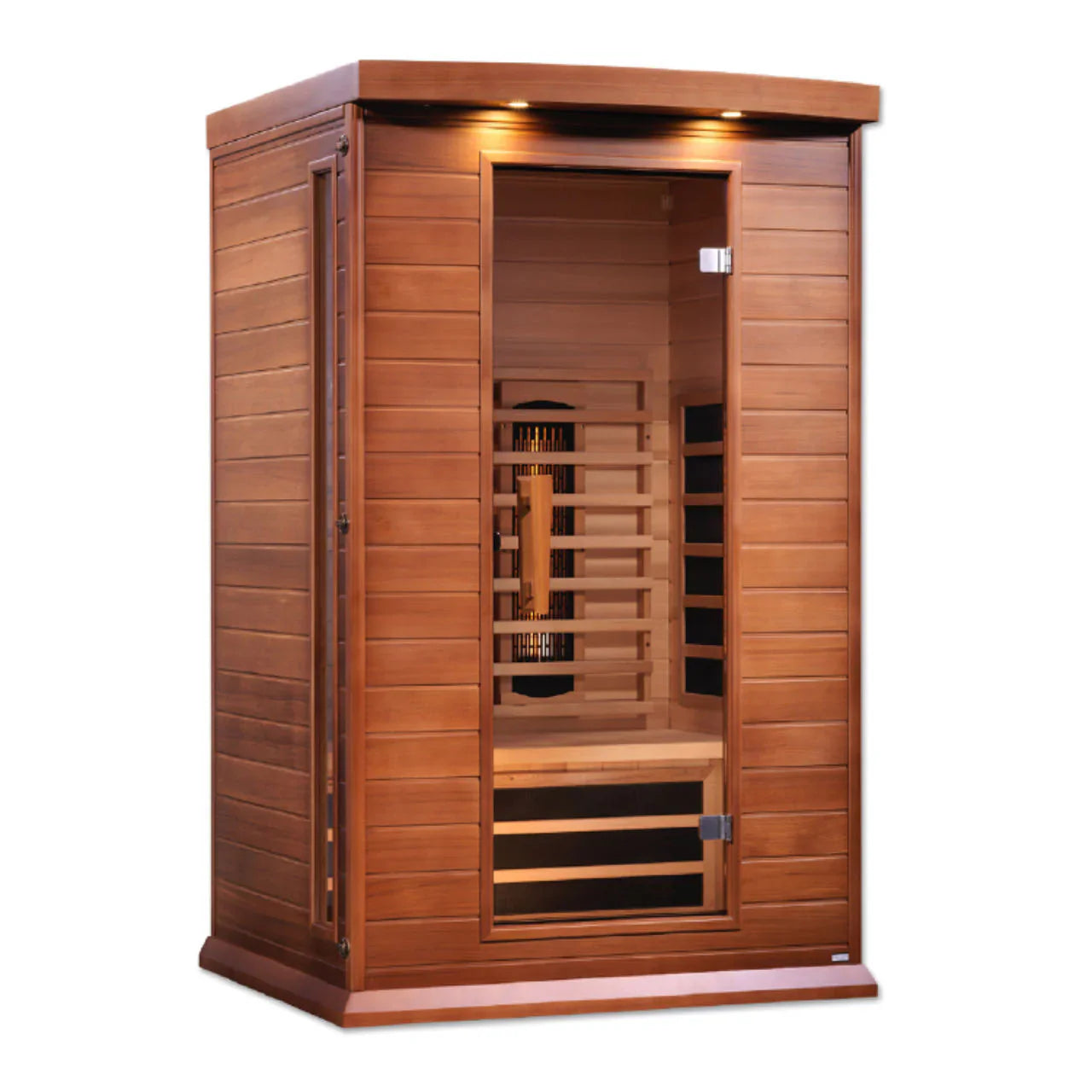Golden Designs Maxxus 2-Person Full Spectrum Near Zero EMF FAR Infrared Sauna in Canadian Red Cedar | MX-M206-01-FS CED