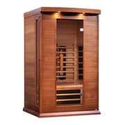 Golden Designs Maxxus 2-Person Full Spectrum Near Zero EMF FAR Infrared Sauna in Canadian Red Cedar | MX-M206-01-FS CED