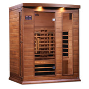 Golden Designs Maxxus 3-Person Full Spectrum Infrared Sauna in Canadian Red Cedar | MX-M306-01-FS CED