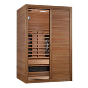Golden Designs Maxxus S-Line 2-Person Full Spectrum Infrared Sauna with Pacific Cedar