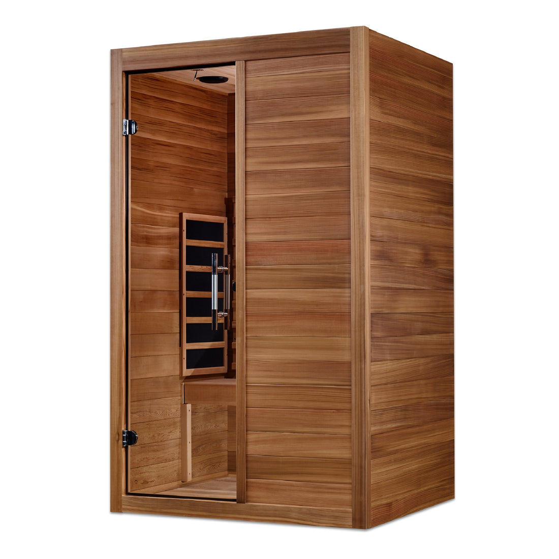 Golden Designs Maxxus S-Line 2-Person Full Spectrum Infrared Sauna with Pacific Cedar