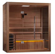 Golden Designs "Forssa Edition" 3 Person Indoor Traditional Steam Sauna | GDI-7203-01