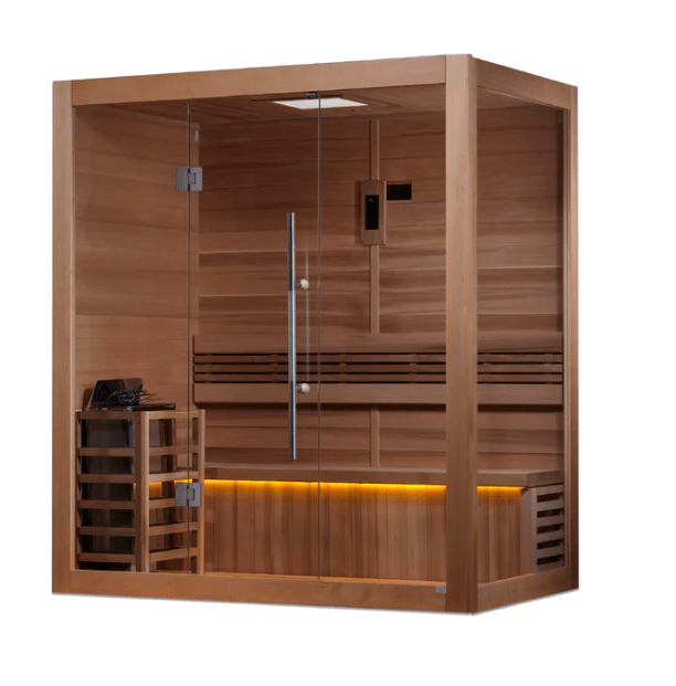 Golden Designs "Forssa Edition" 3 Person Indoor Traditional Steam Sauna | GDI-7203-01