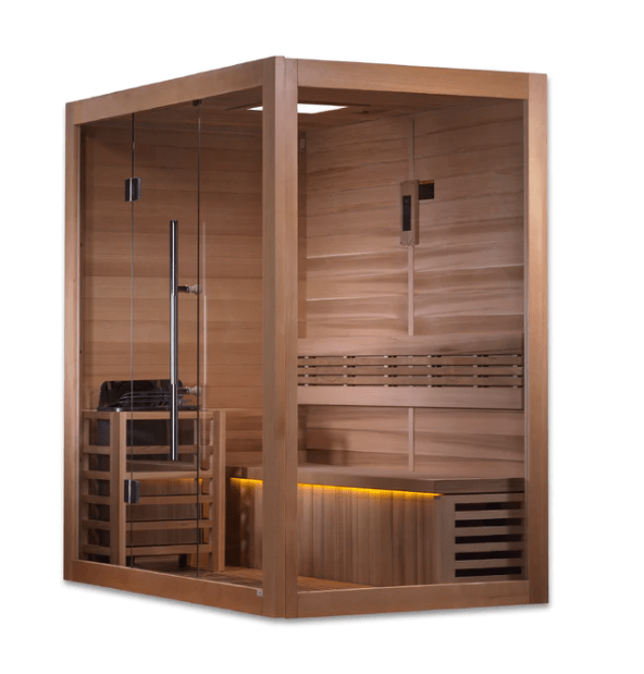 Golden Designs "Forssa Edition" 3 Person Indoor Traditional Steam Sauna | GDI-7203-01