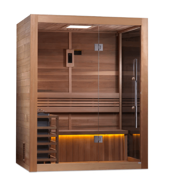 Golden Designs Hanko 2-3 Person Indoor Traditional Steam Sauna