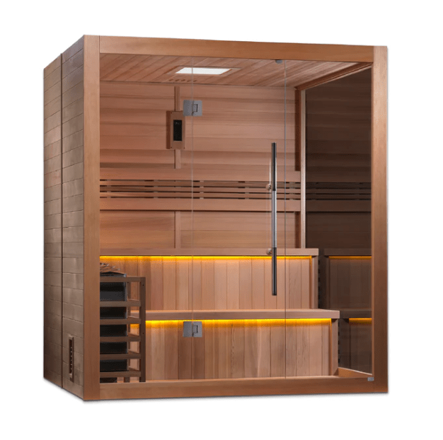 Golden Designs "Kuusamo Edition" 6 Person Indoor Traditional Steam Sauna | GDI-7206-01