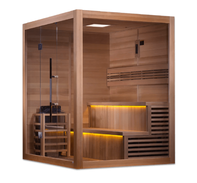 Golden Designs "Kuusamo Edition" 6 Person Indoor Traditional Steam Sauna | GDI-7206-01