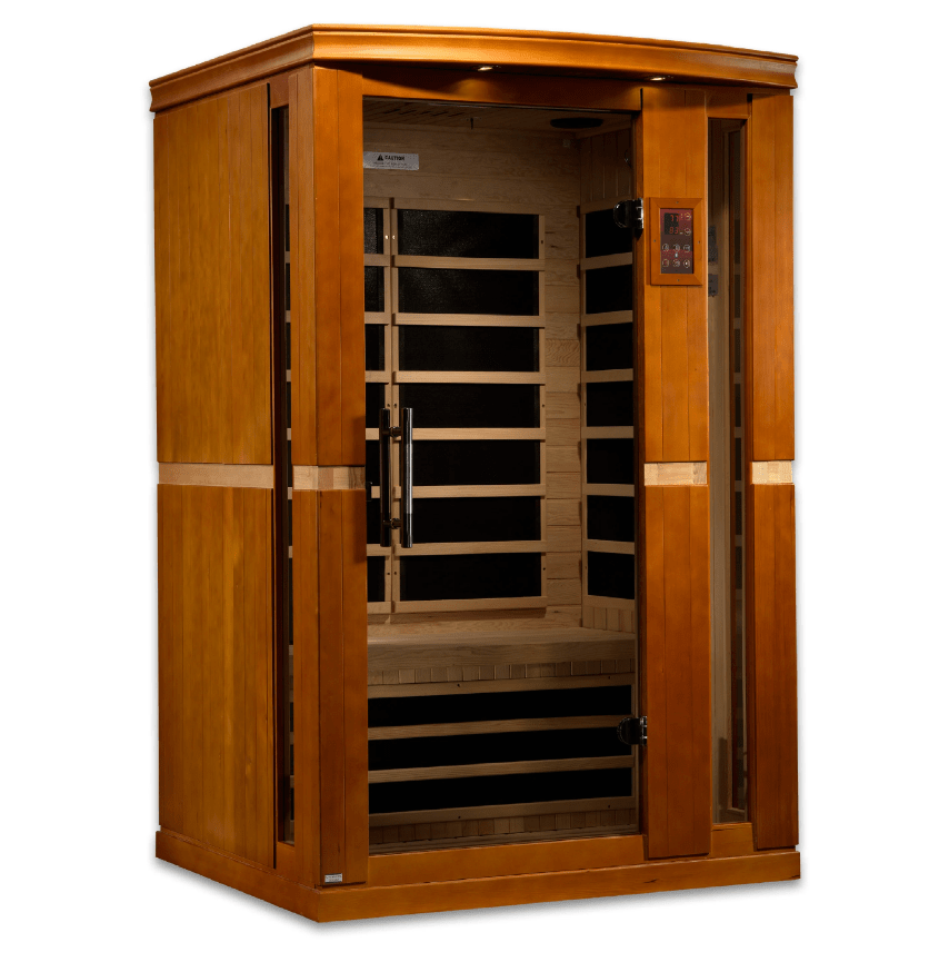 Golden Designs Dynamic "Vittoria" 2 Person Low EMF Infrared Sauna | DYN-6220-01
