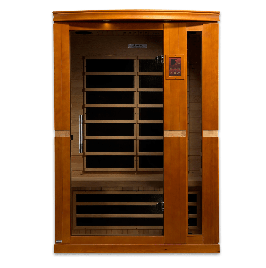 Golden Designs Dynamic "Vittoria" 2 Person Low EMF Infrared Sauna | DYN-6220-01