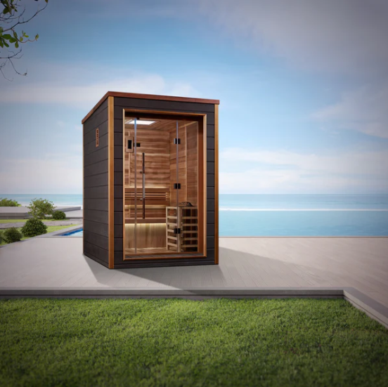 Golden Designs "Narvik" 2 Person Outdoor-Indoor Traditional Steam Sauna | GDI-8202-01