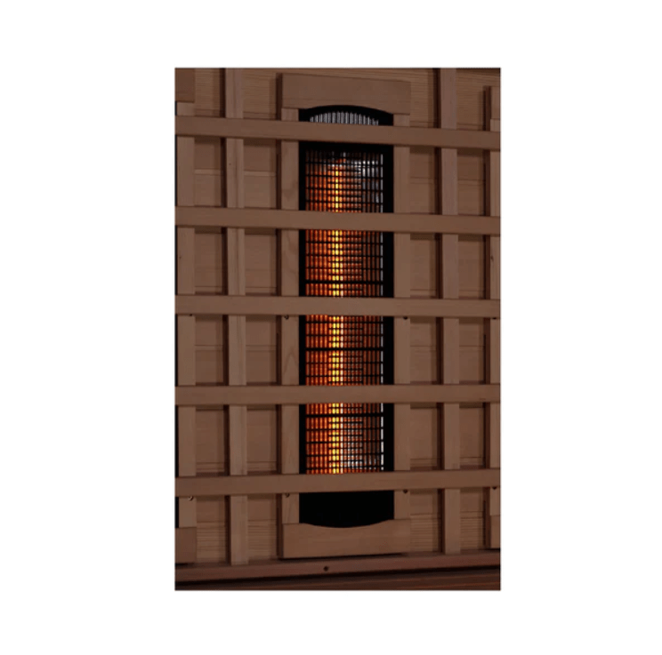 Golden Designs 3-Person Full Spectrum Infrared Sauna with Himalayan Salt Bar | GDI-8230-01
