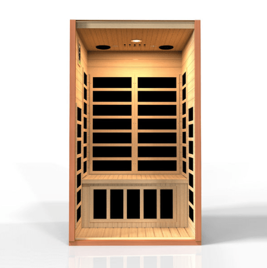 Golden Designs Dynamic Avila Elite 1-2 Person Ultra Low EMF FAR Infrared Sauna | DYN-6103-01 Elite