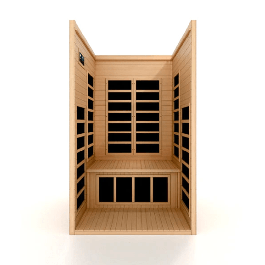 Golden Designs Dynamic "Gracia" 1-2 Person Low EMF FAR Infrared Sauna | DYN-6119-01