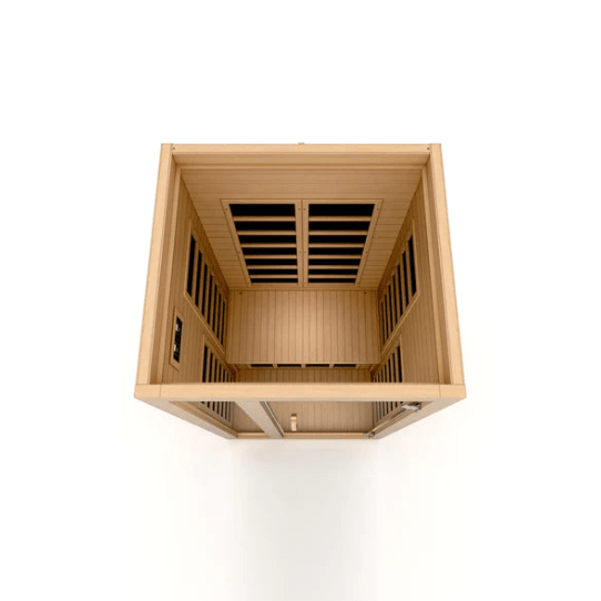 Golden Designs Dynamic "Gracia" 1-2 Person Low EMF FAR Infrared Sauna | DYN-6119-01