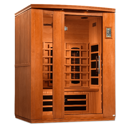 Golden Designs Dynamic Lugano 3-Person Full Spectrum Infrared Sauna | DYN-6336-03 FS