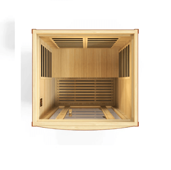 Golden Designs Dynamic San Marino Elite 2-Person Ultra Low EMF FAR Infrared Sauna | DYN-6206-01 Elite