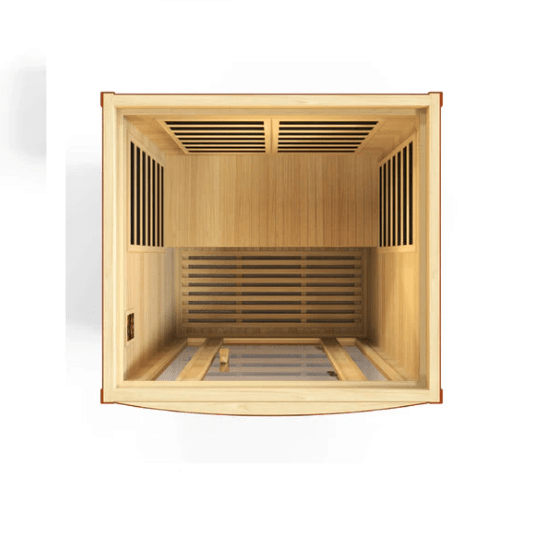 Golden Designs Dynamic "San Marino" 2-Person Low EMF FAR Infrared Sauna | DYN-6206-01