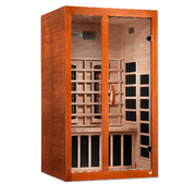 Golden Designs Dynamic "Santiago Full Spectrum" 2-Person Full Spectrum Infrared Sauna | DYN-6209-03 FS