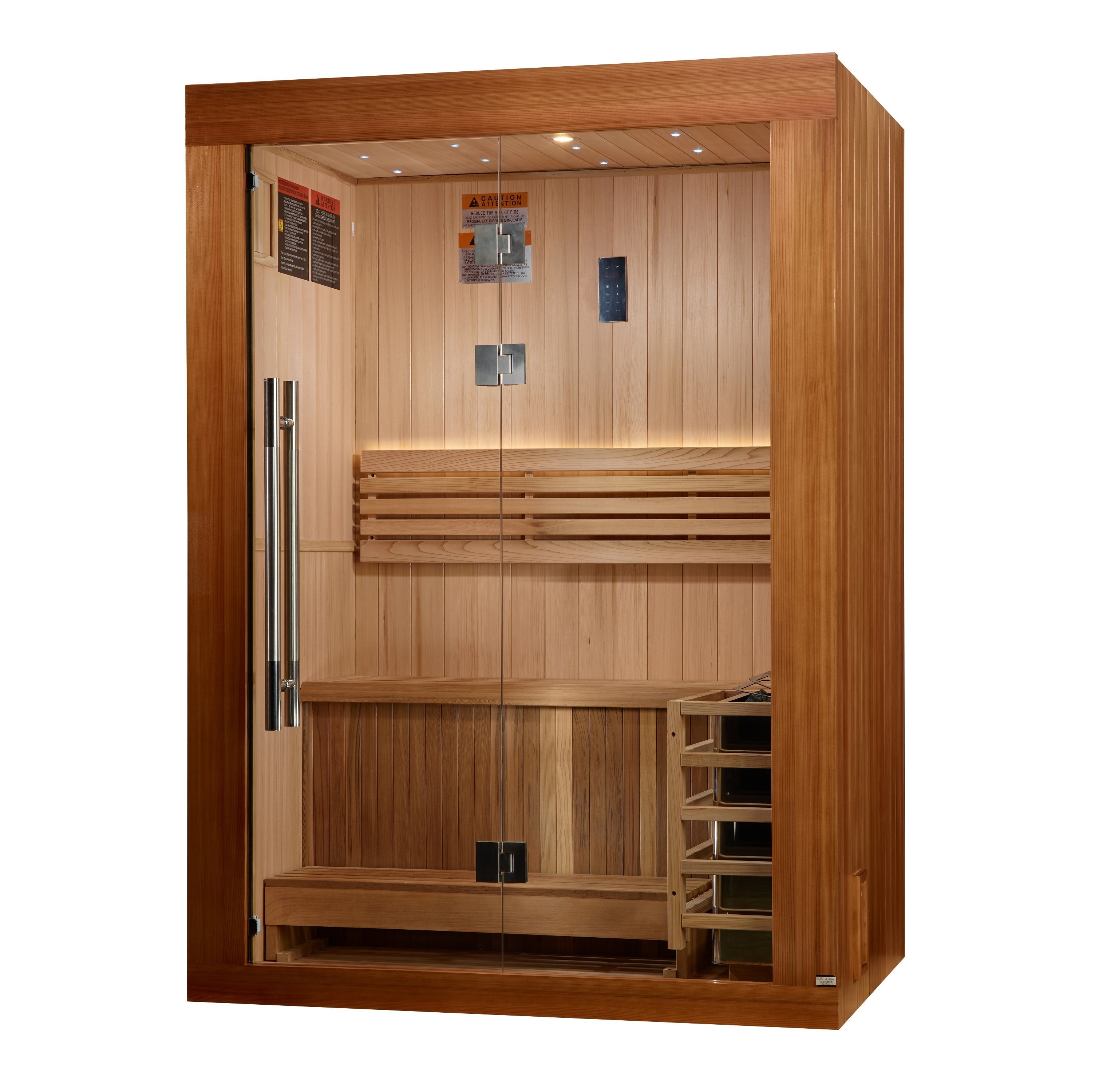 Golden Designs Sundsvall Edition 2-Person Traditional Steam Sauna | GDI-7289-02
